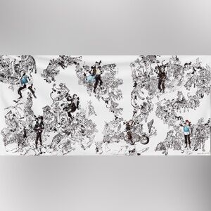 Official SuperM x Kim Junggi “Tiger Inside” Wall Decor Art Tapestry